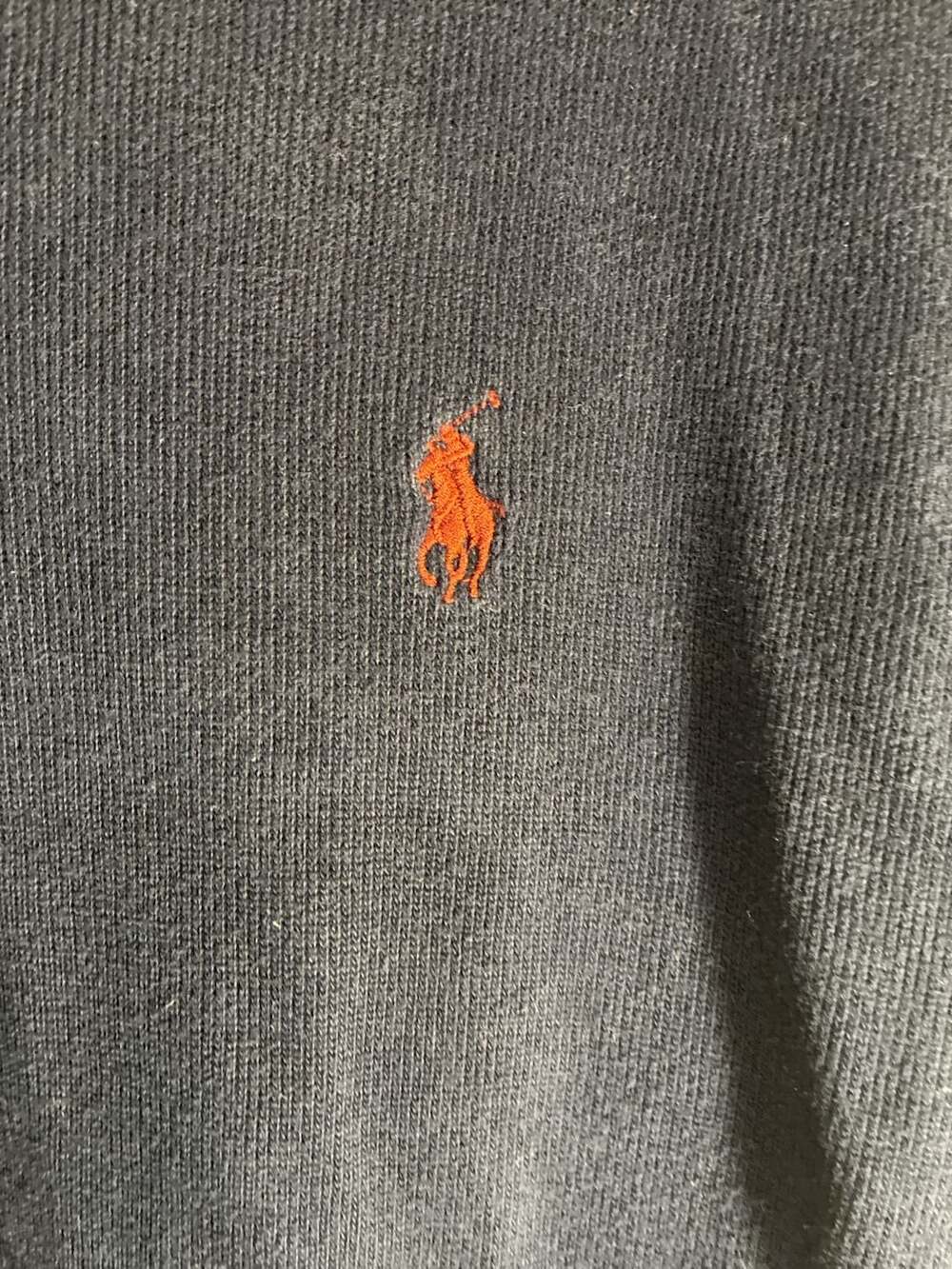 Polo by Ralph Lauren 1/4-Zip Pullover Size XL Navy Blue 100% Cotton